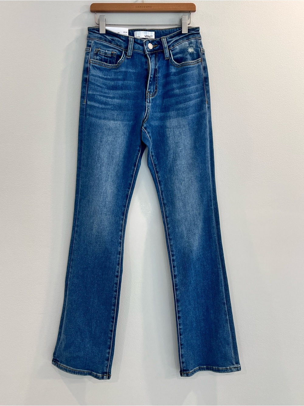 Vervet Los Angeles Skylar High-Rise Boot Cut - Women's blue jeans